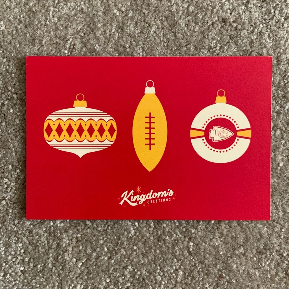 Kansas City Chiefs Kingdom’s Greeting Postcard